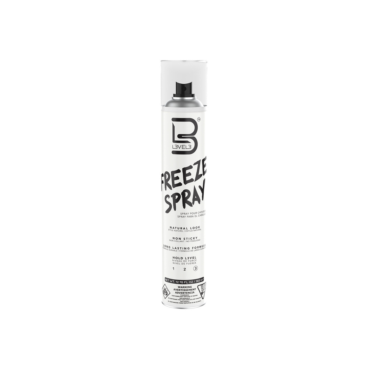 LEVEL3 FREEZE SPRAY - lakier do włosów 400ml